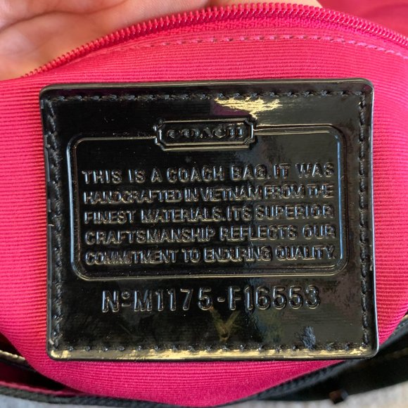 Coach Monogram Black Messenger Bag - Picture 8 of 11